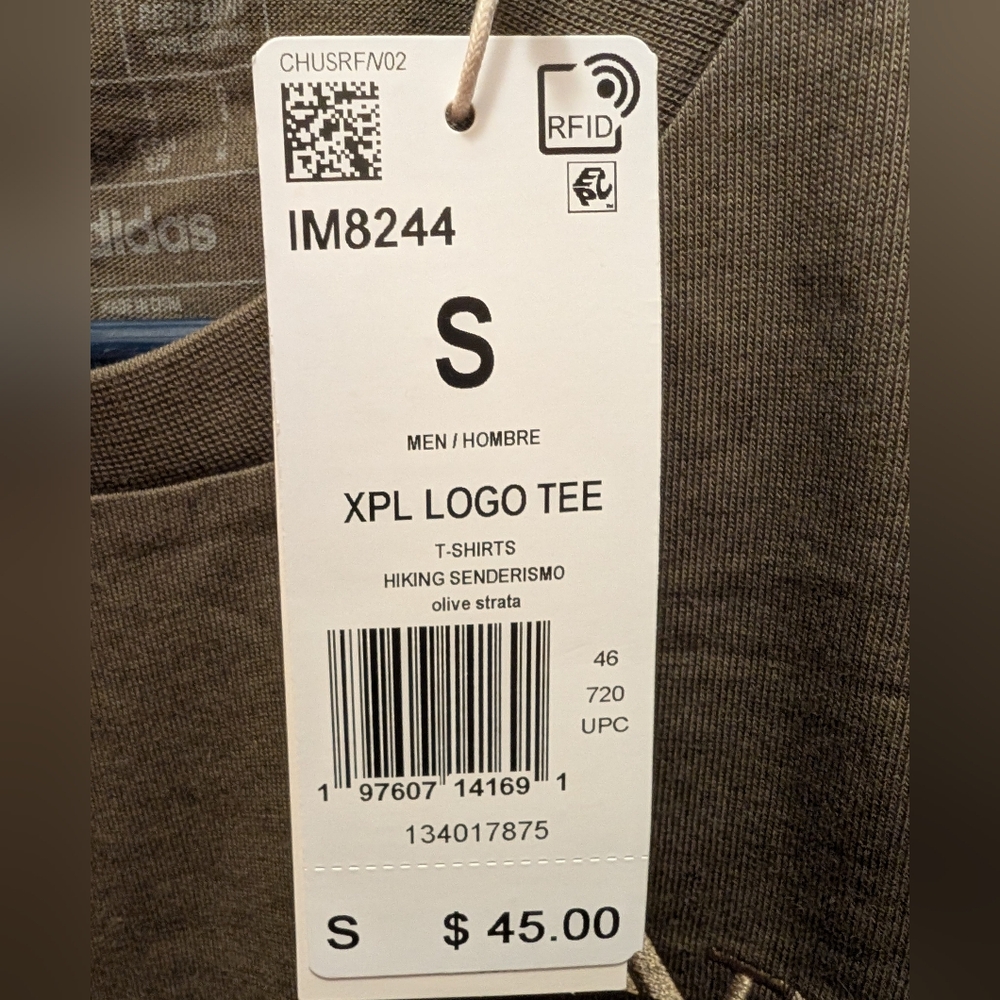 Adidas Terrex XPL Logo Shirt, Mens Small NWT - Picture 2 of 3